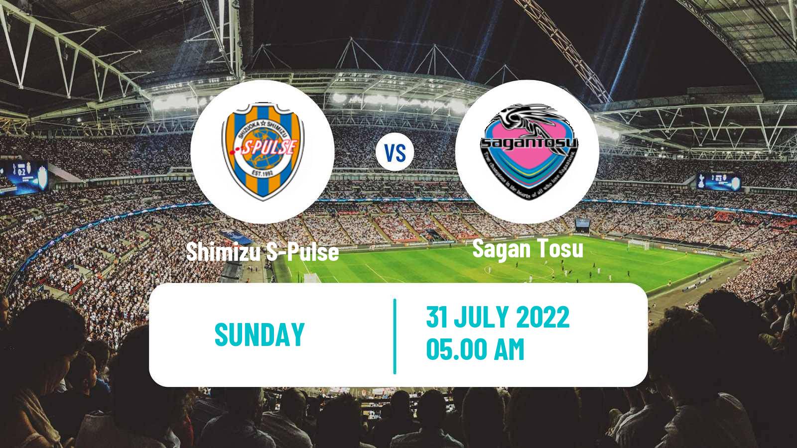 Soccer Japan J1 League Shimizu S-Pulse - Sagan Tosu