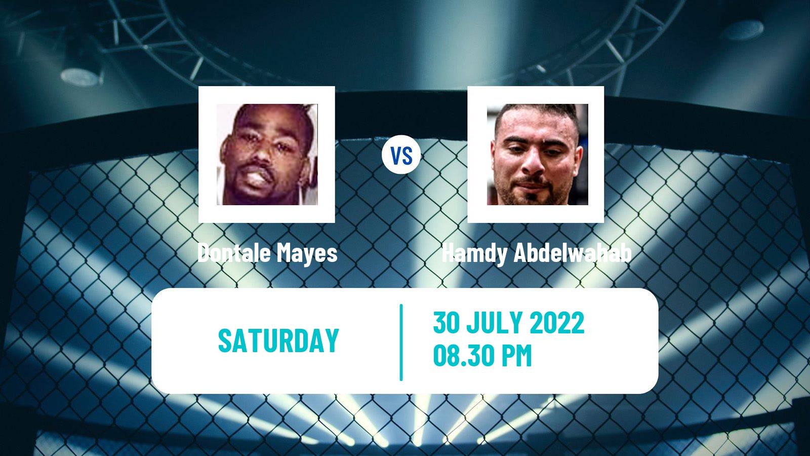 MMA MMA Dontale Mayes - Hamdy Abdelwahab