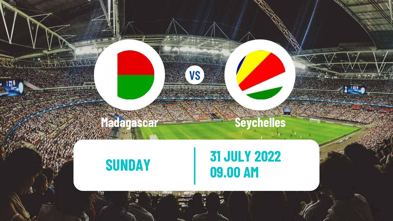 Soccer African Nations Championship Madagascar - Seychelles