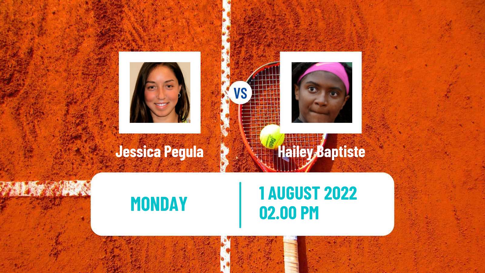 Tennis WTA Washington Jessica Pegula - Hailey Baptiste