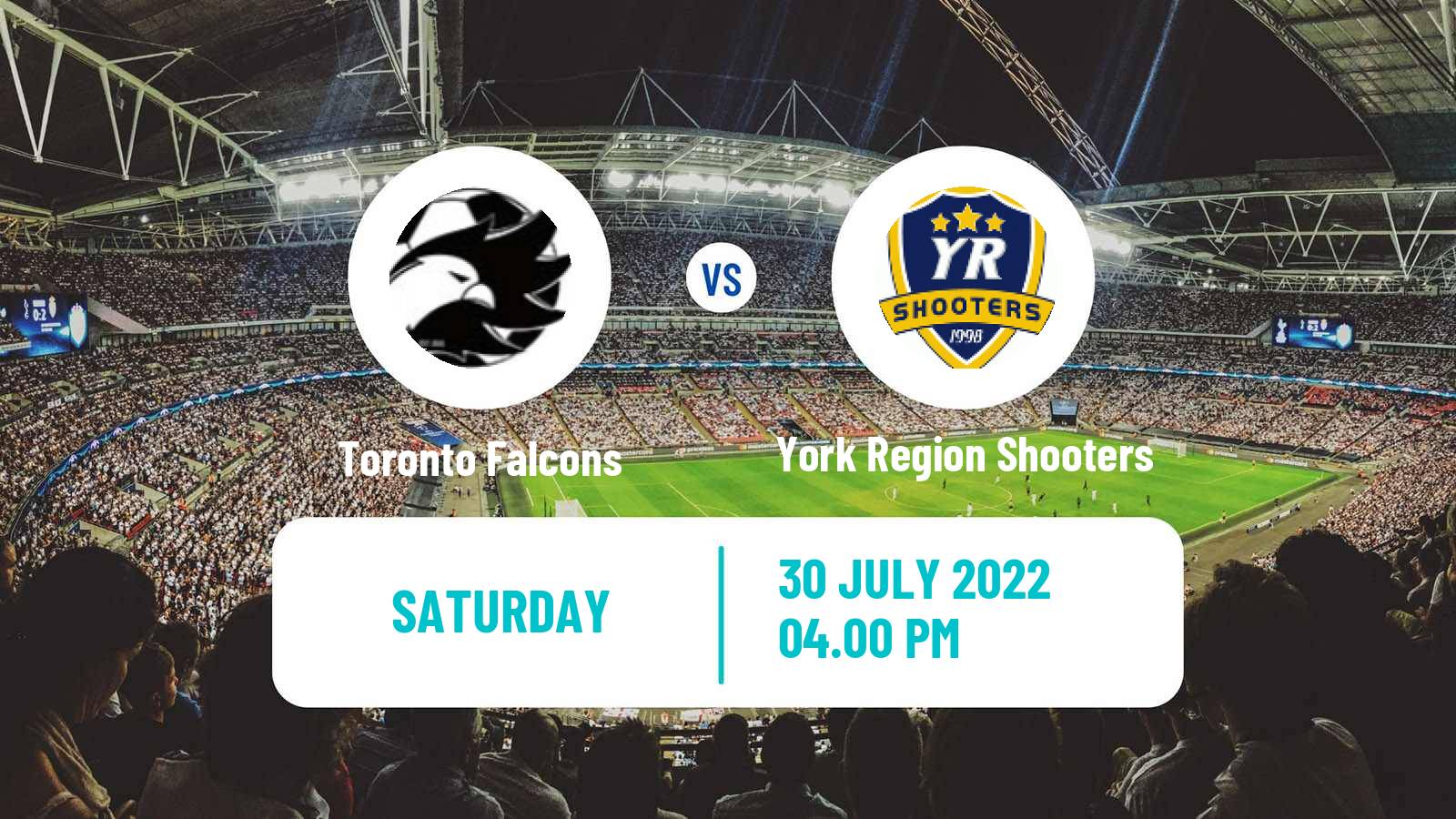 Soccer Canadian CSL Toronto Falcons - York Region Shooters