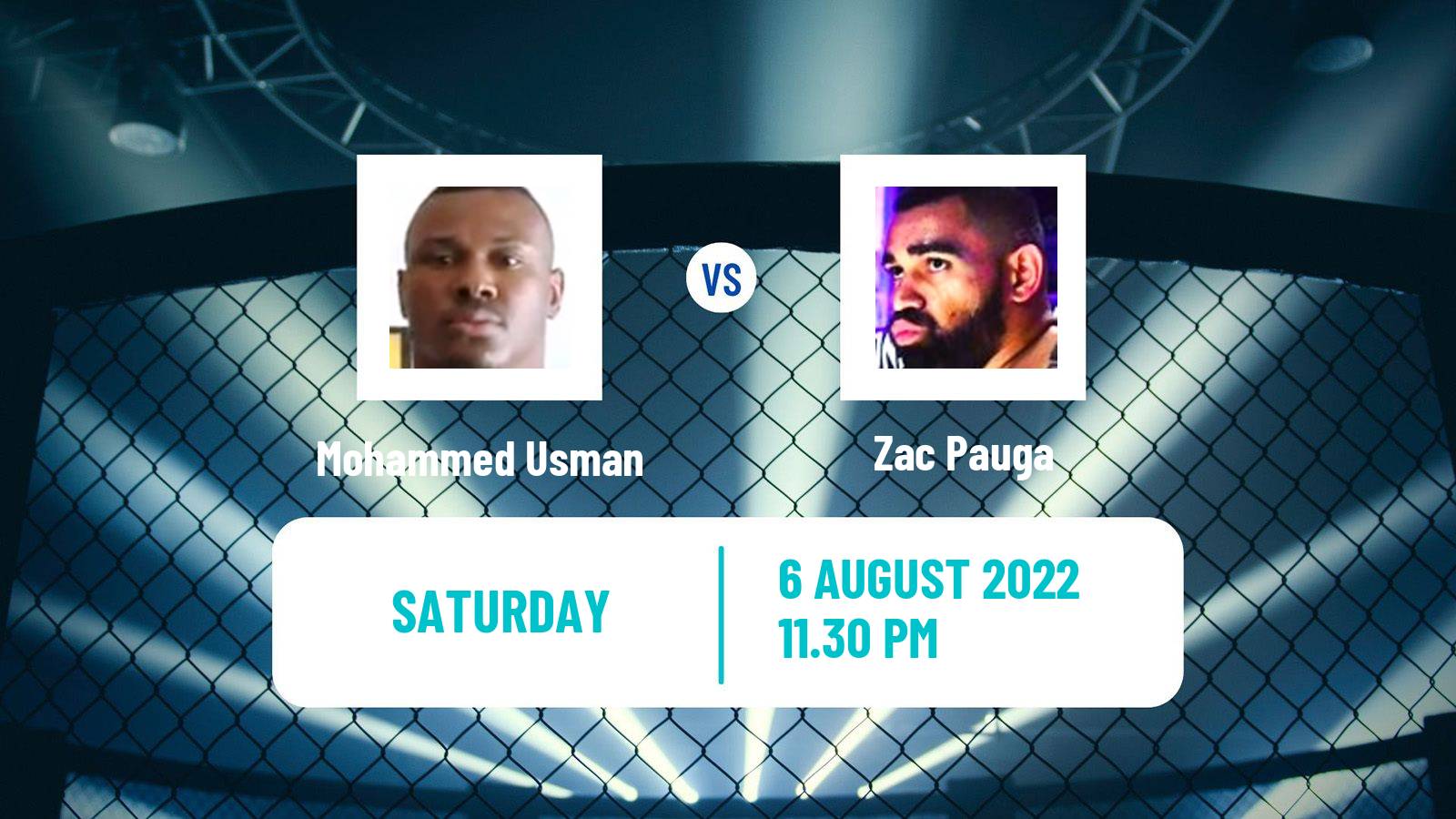 MMA MMA Mohammed Usman - Zac Pauga