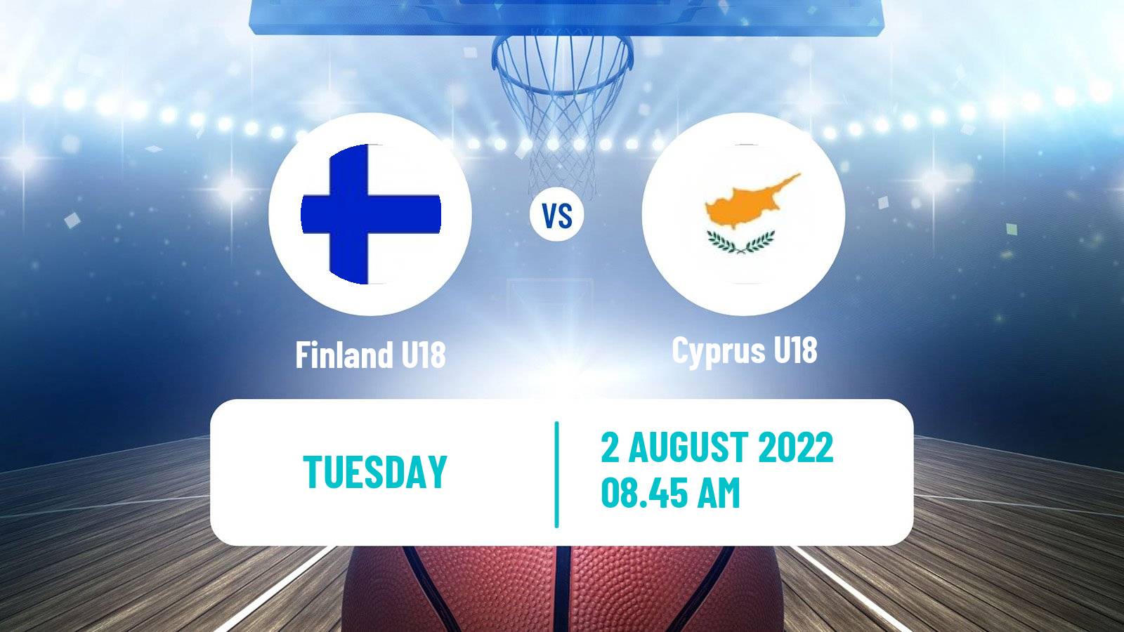 Basketball EuroBasket U18 B Finland U18 - Cyprus U18