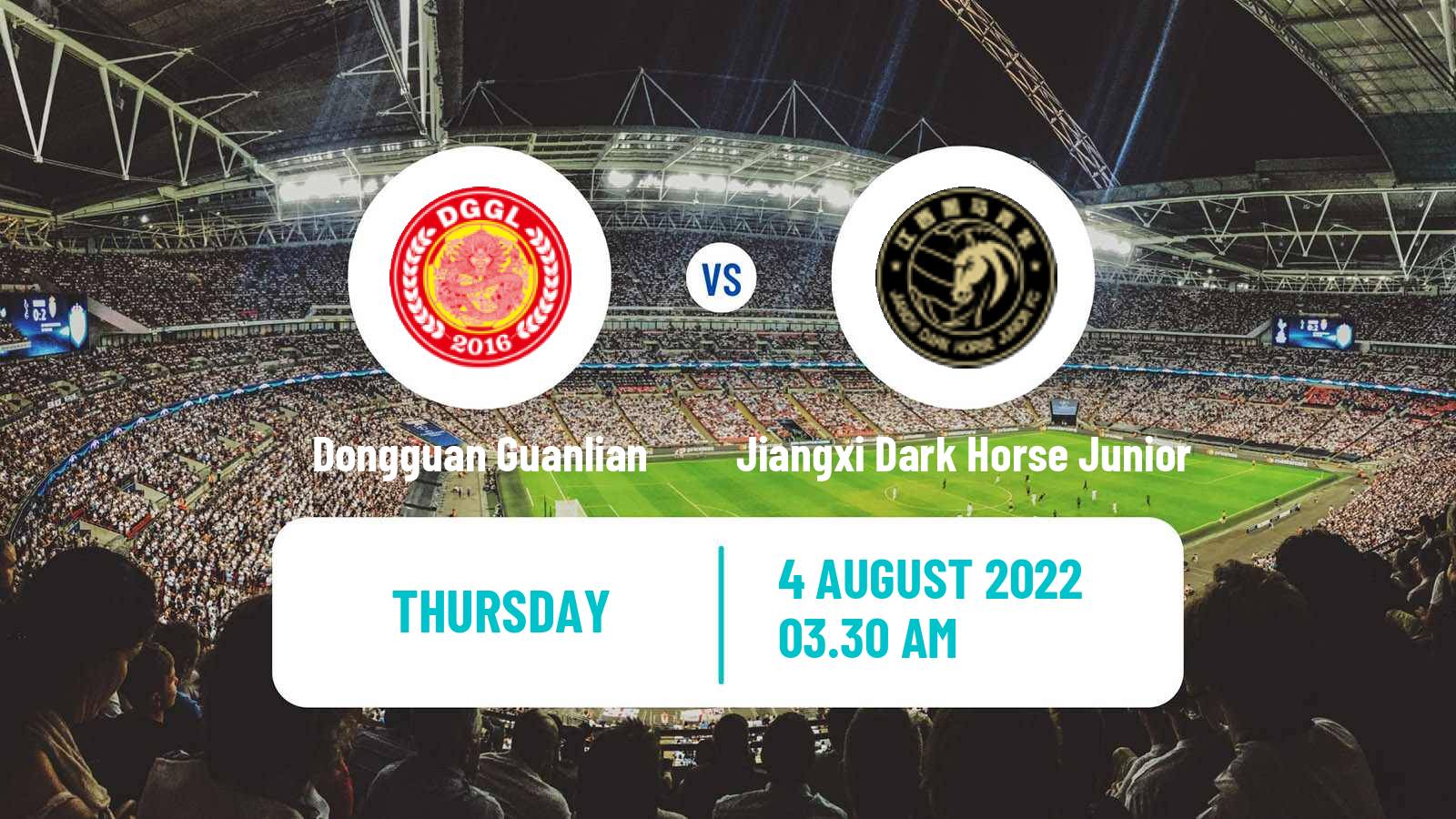 Soccer Chinese Yi League Dongguan Guanlian - Wenzhou Professional