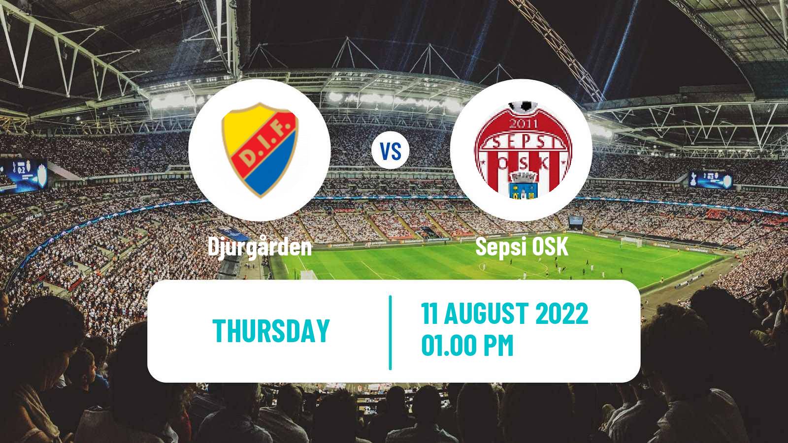Soccer UEFA Europa Conference League Djurgården - Sepsi OSK