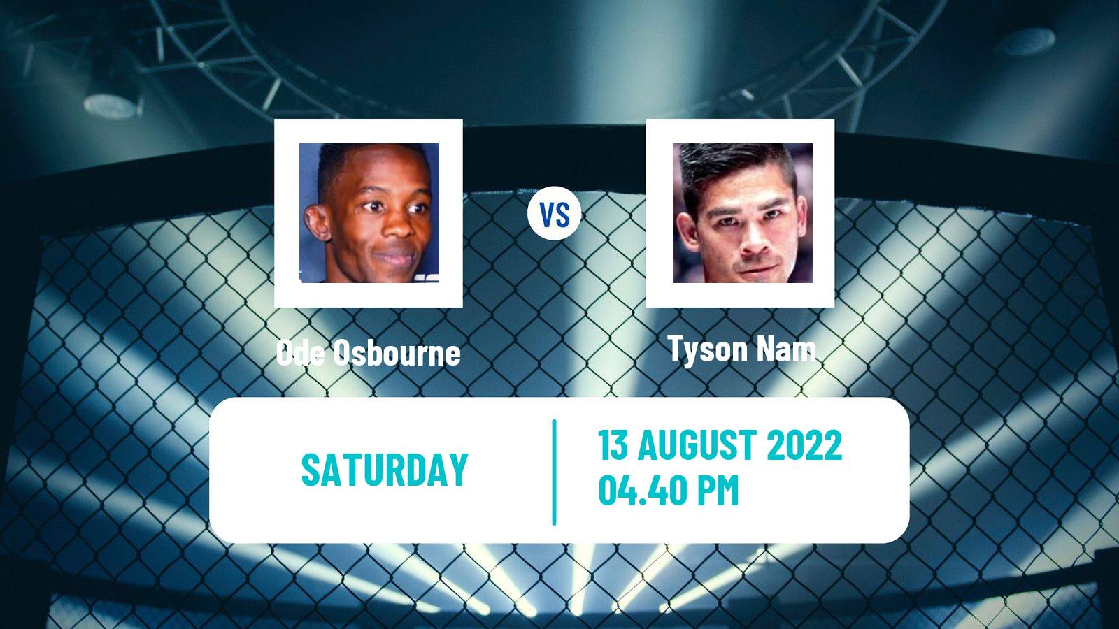 MMA MMA Ode Osbourne - Tyson Nam