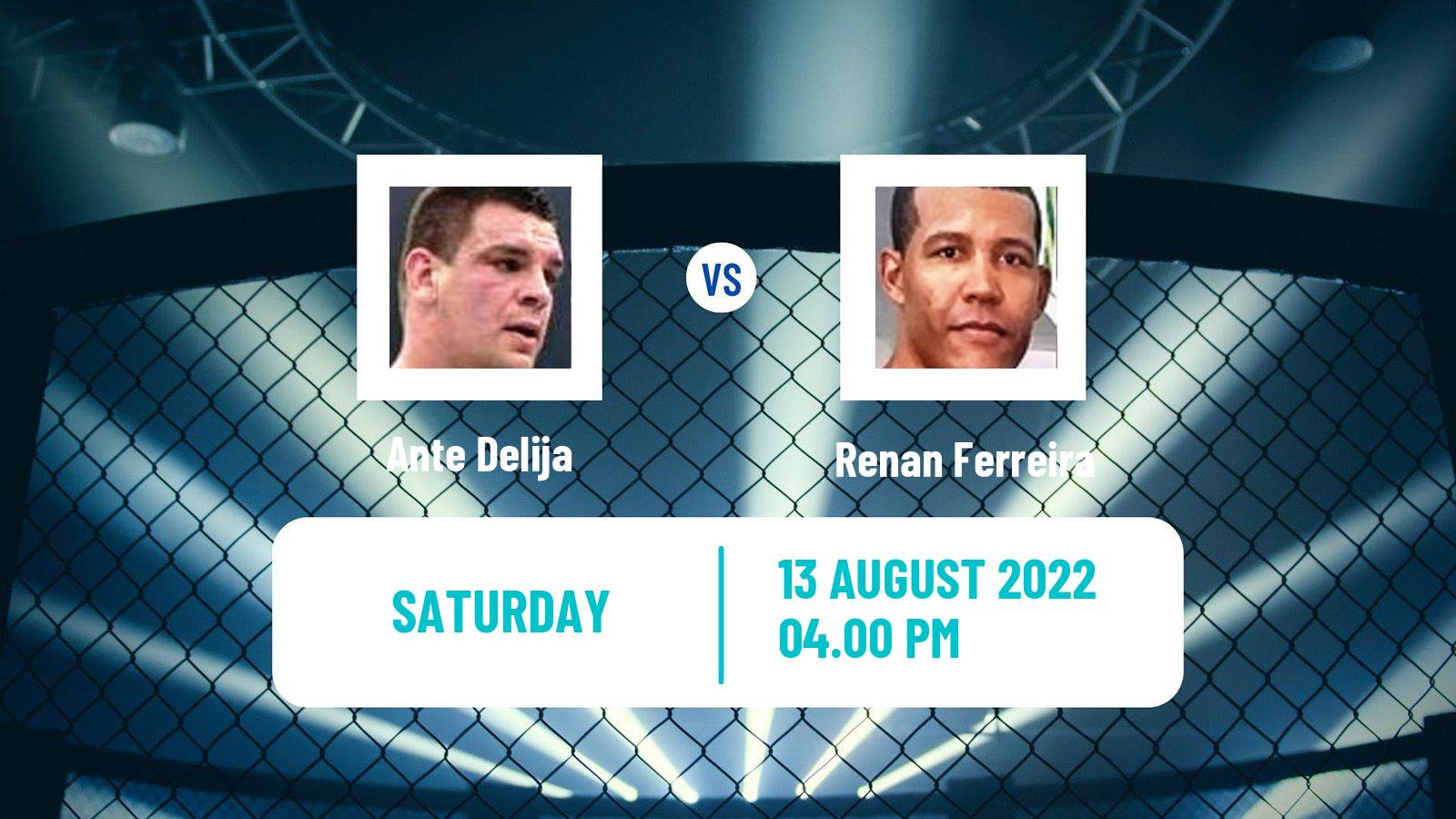 MMA MMA Ante Delija - Renan Ferreira