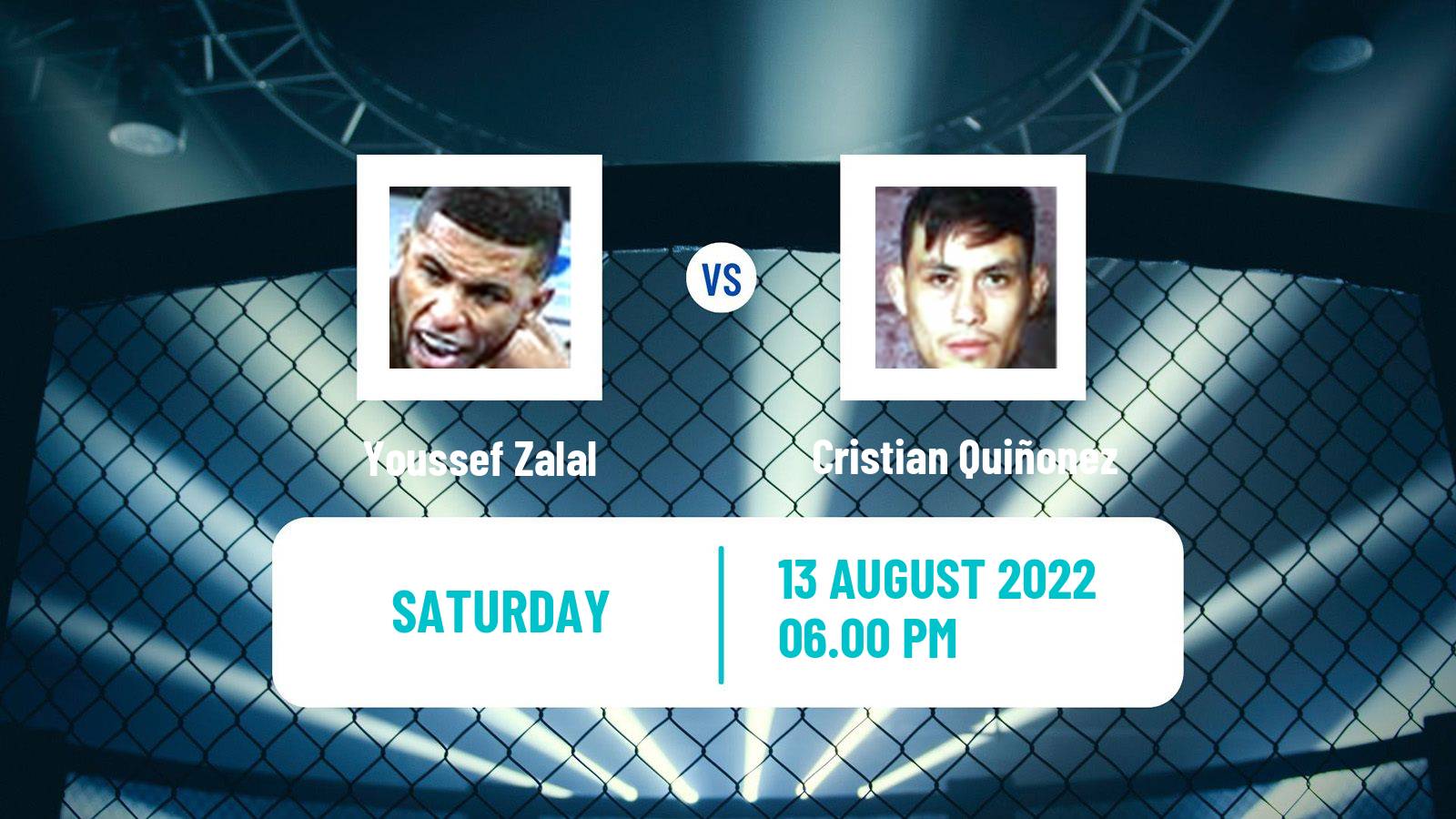 MMA MMA Youssef Zalal - Cristian Quiñonez