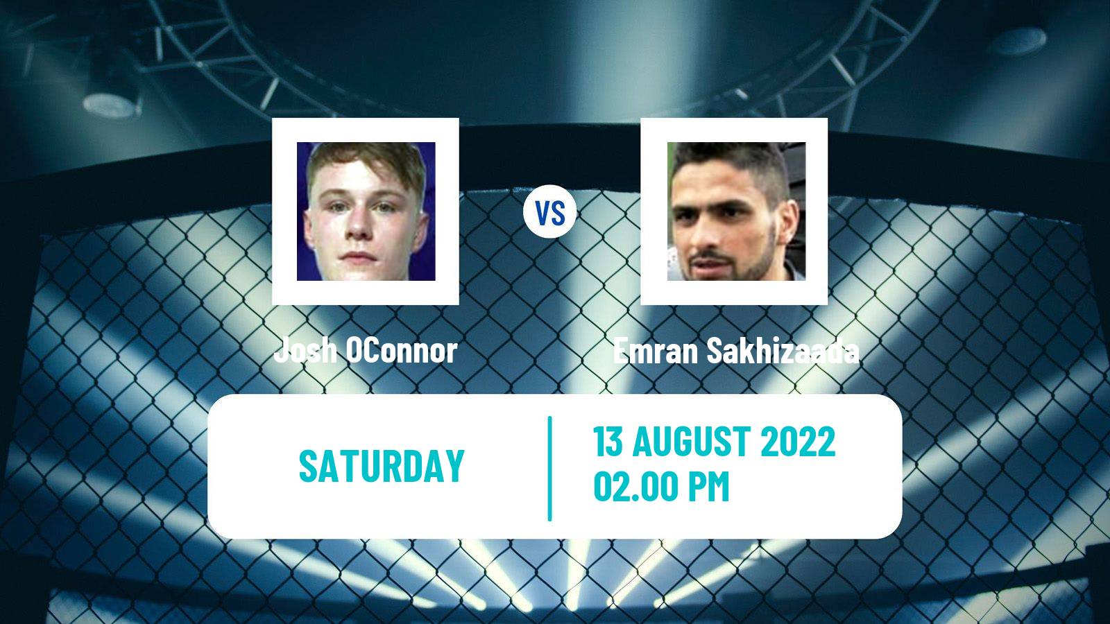 MMA MMA Josh OConnor - Emran Sakhizaada