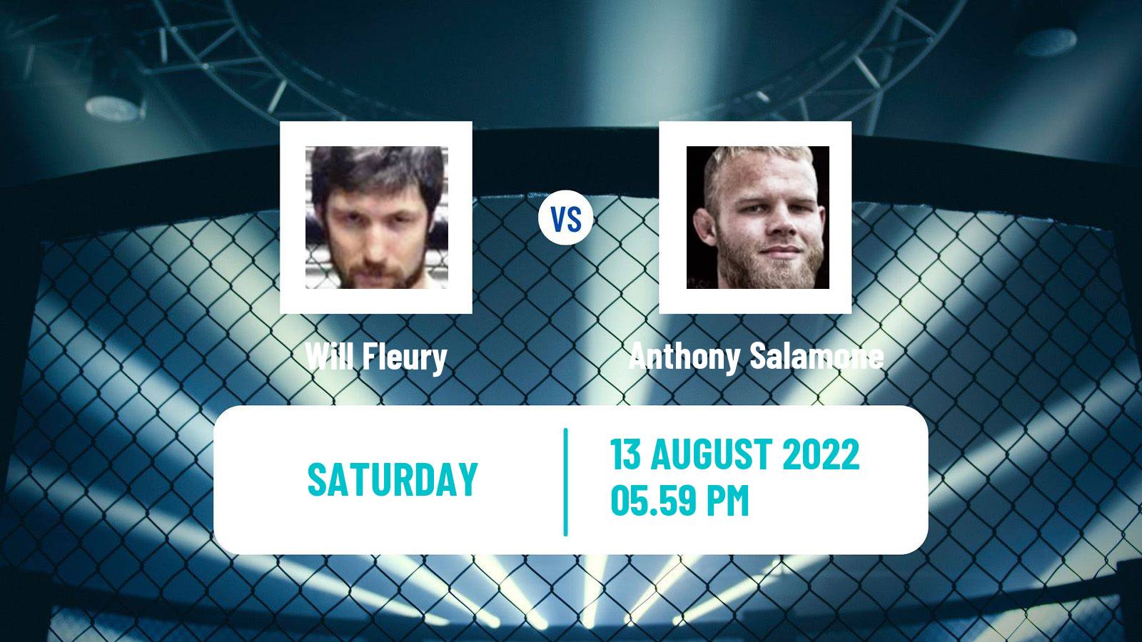 MMA MMA Will Fleury - Anthony Salamone