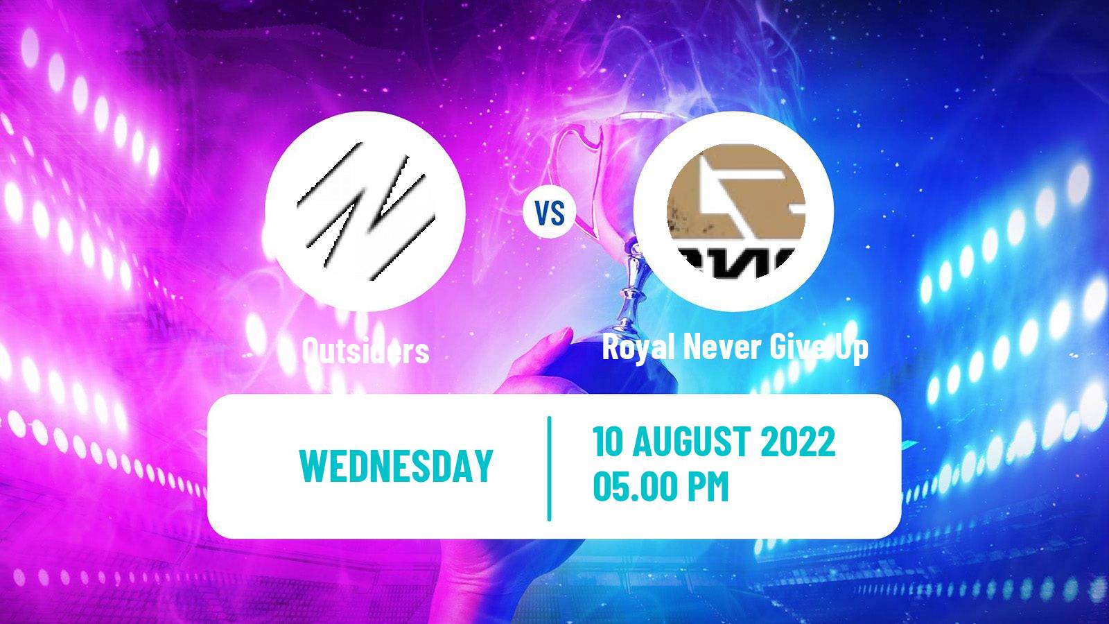 Esports eSports Outsiders - Royal Never Give Up