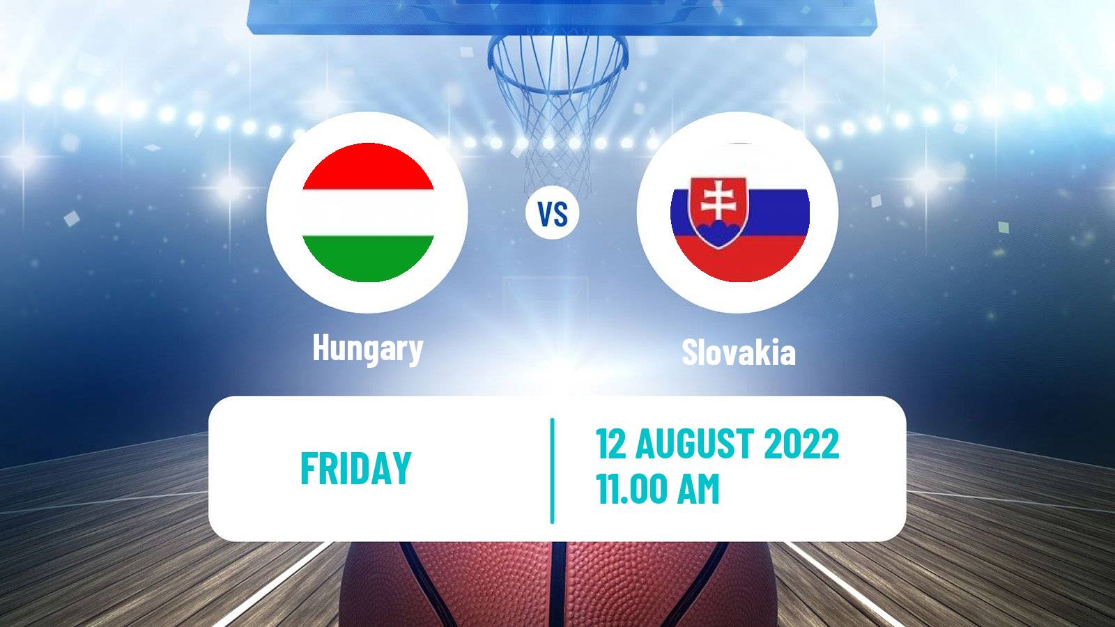 Basketball Friendly International Basketball Hungary - Slovakia