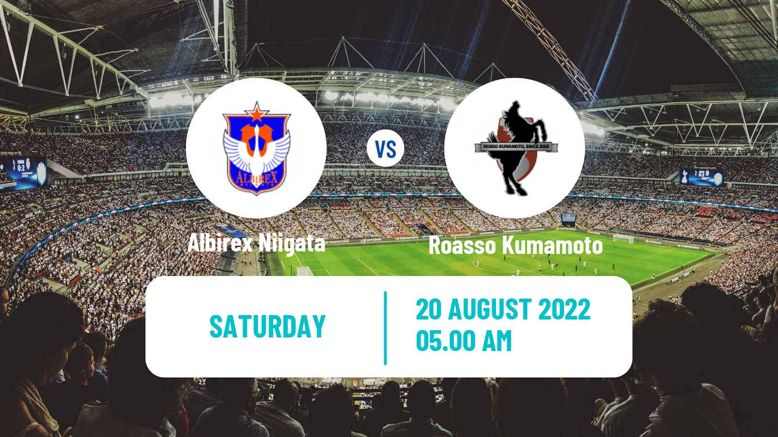 Soccer Japan J2 League Albirex Niigata - Roasso Kumamoto