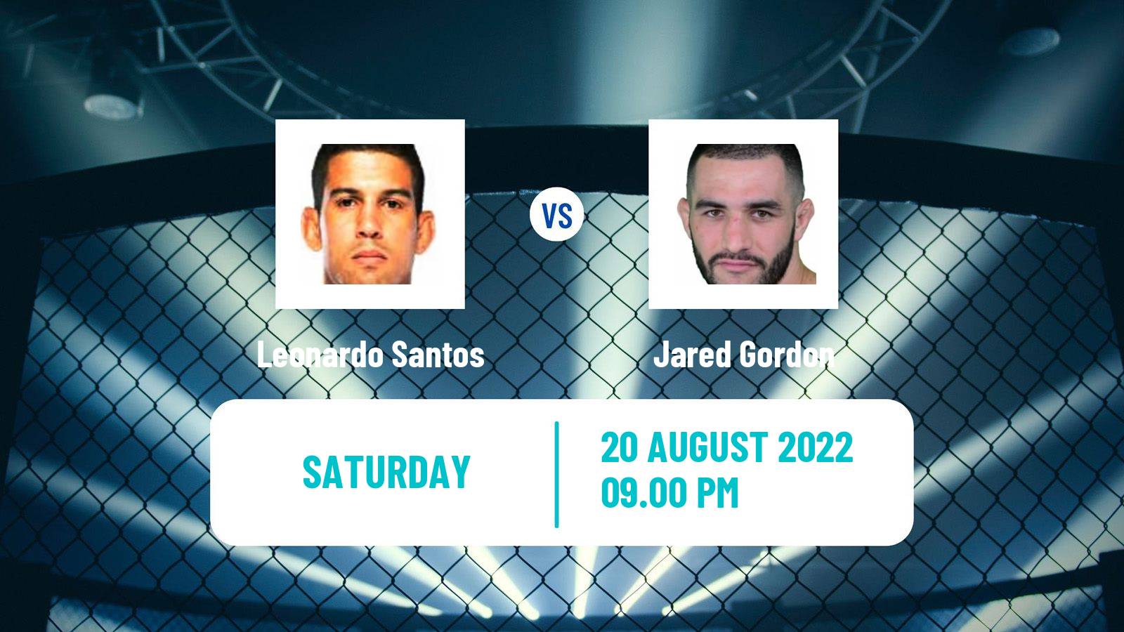 MMA MMA Leonardo Santos - Jared Gordon