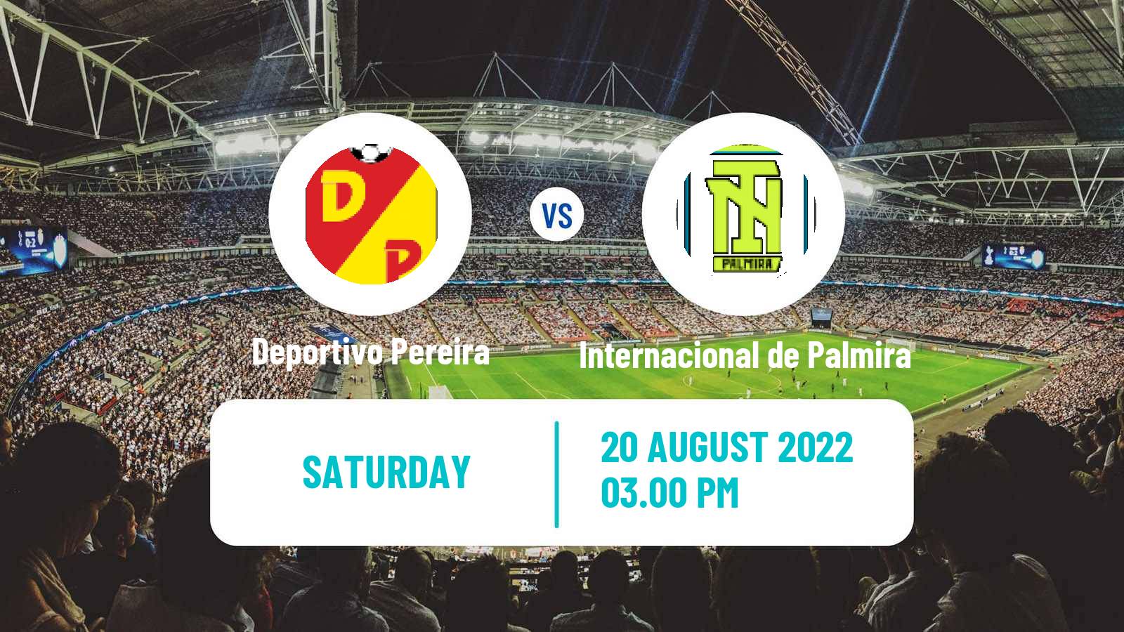 Soccer Colombian Primera A Deportivo Pereira - Internacional de Palmira
