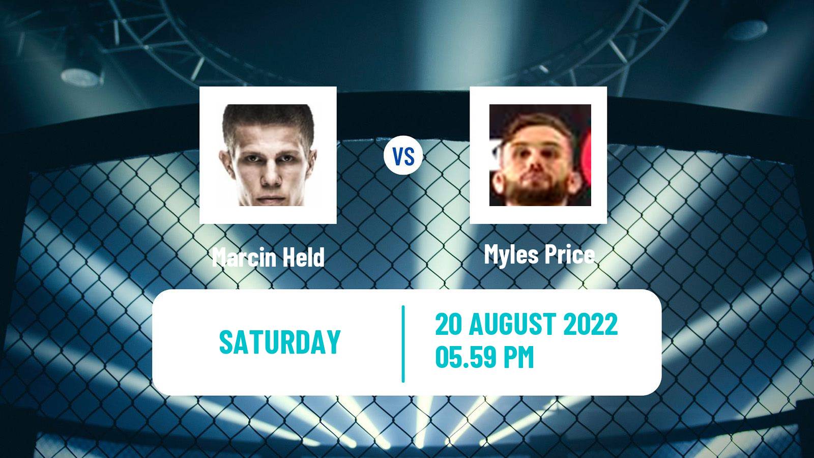 MMA MMA Marcin Held - Myles Price