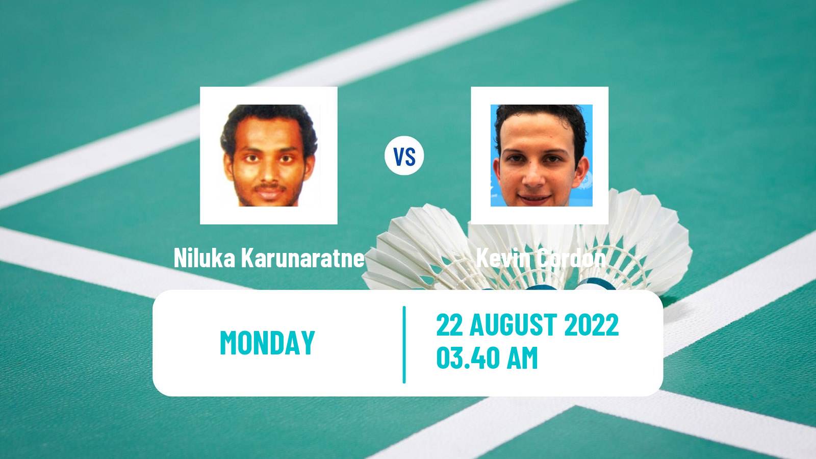 Badminton Badminton Niluka Karunaratne - Kevin Cordon
