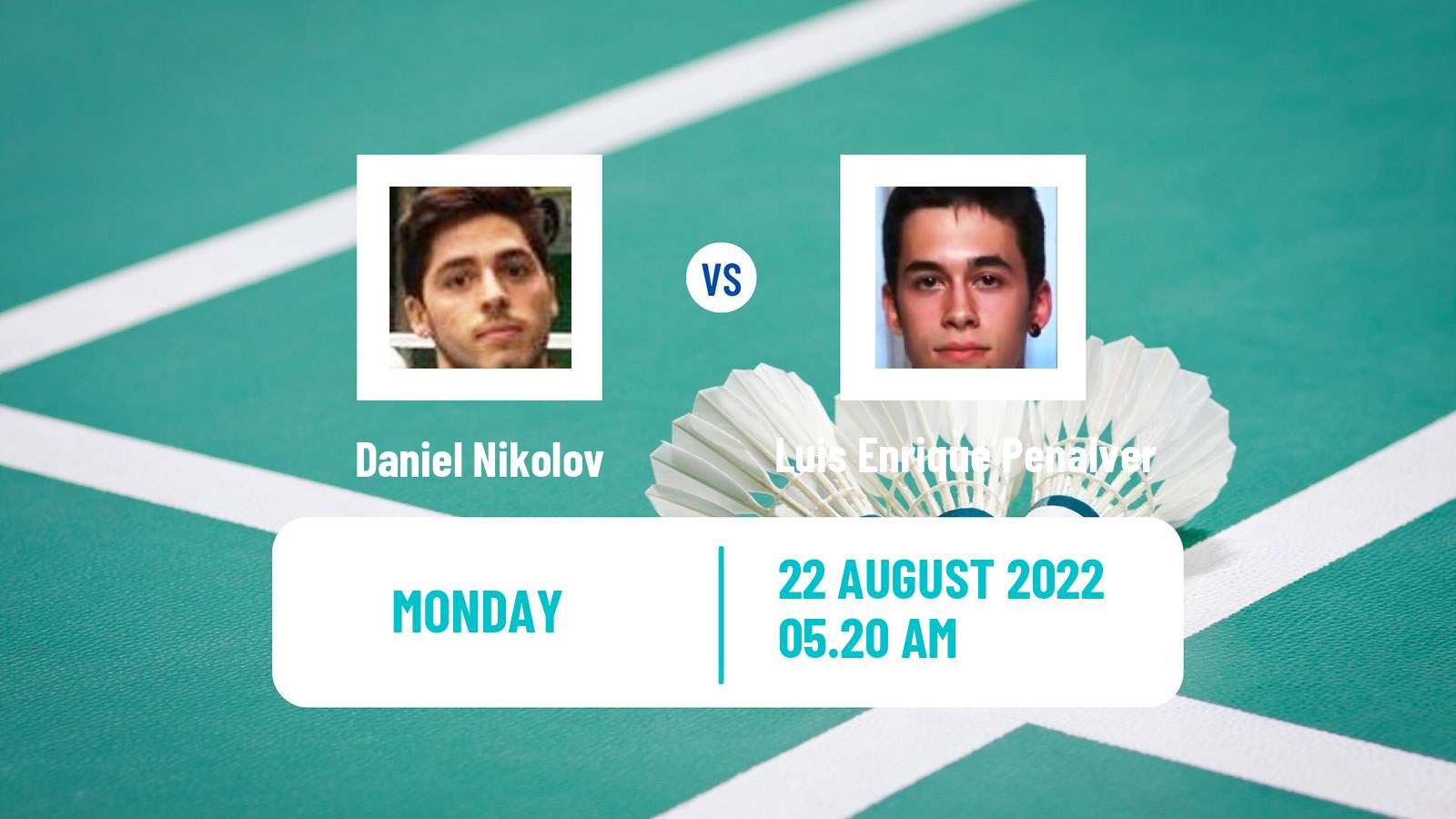 Badminton Badminton Daniel Nikolov - Luis Enrique Penalver