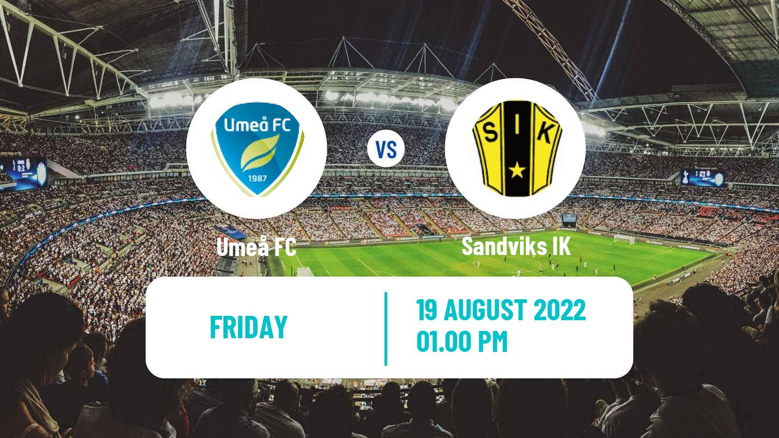 Soccer Swedish Division 2 - Norrland Umeå - Sandvik
