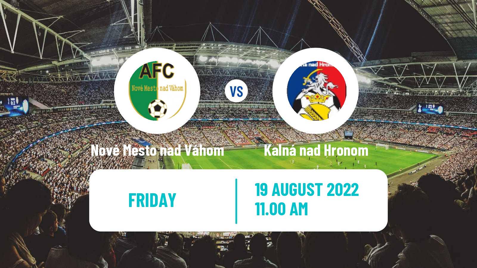 Soccer Slovak 3 Liga West Nové Mesto nad Váhom - Kalná nad Hronom