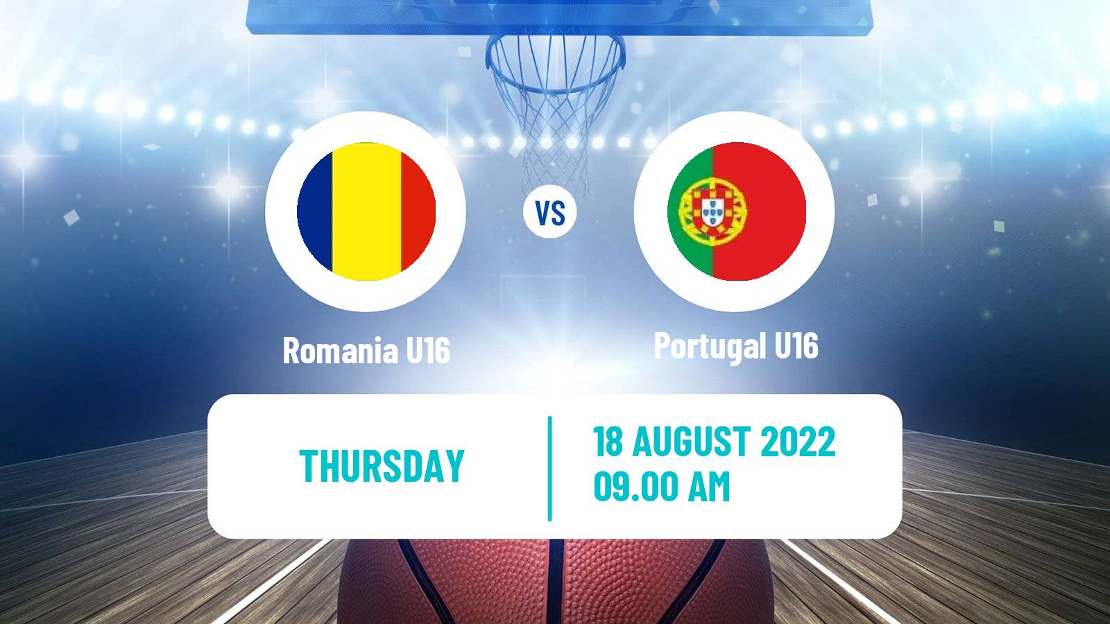 Basketball EuroBasket U16 B Romania U16 - Portugal U16