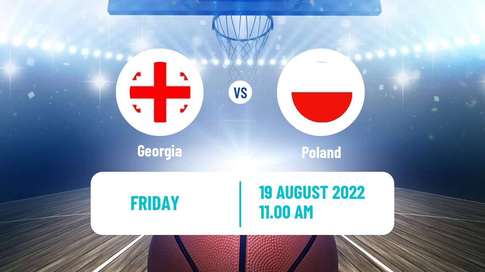 Basketball Friendly International Basketball Georgia - Poland