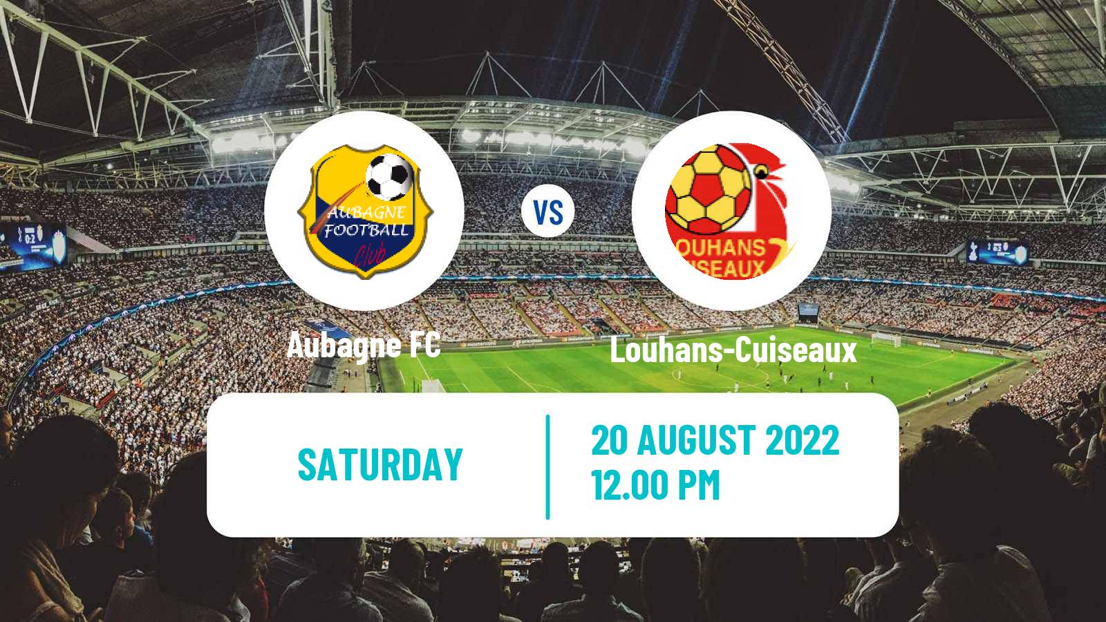 Soccer French National 2 - Group C Aubagne - Louhans-Cuiseaux