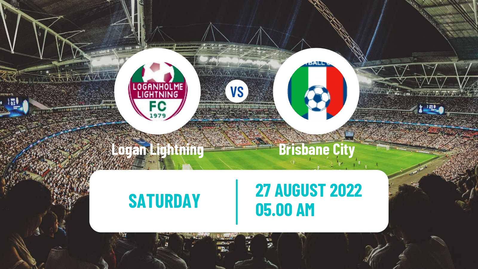 Soccer Australian NPL Queensland Logan Lightning - Brisbane City