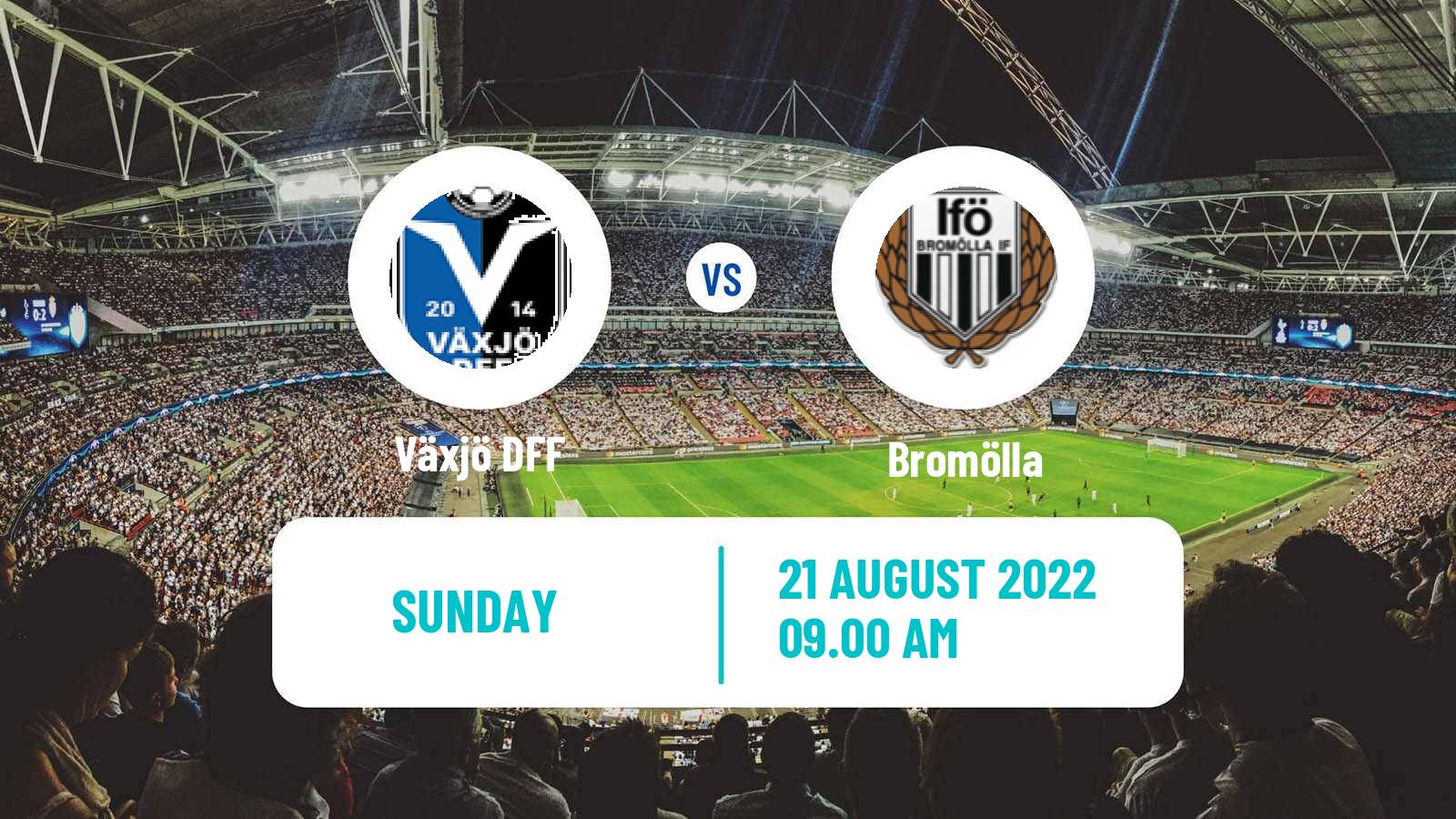 Soccer Swedish Elitettan Women Växjö DFF - Bromölla