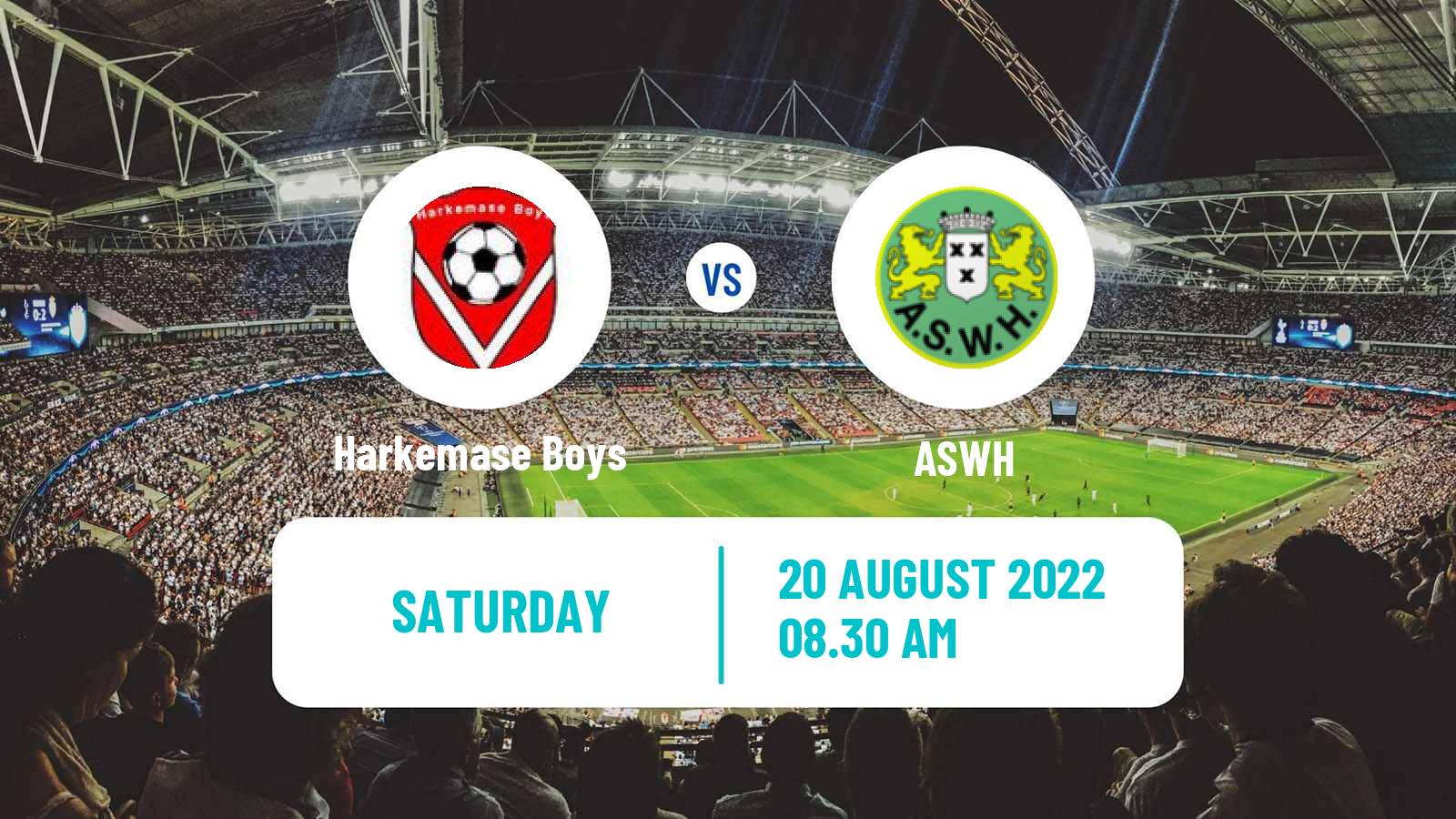 Soccer Dutch Derde Divisie Harkemase Boys - ASWH