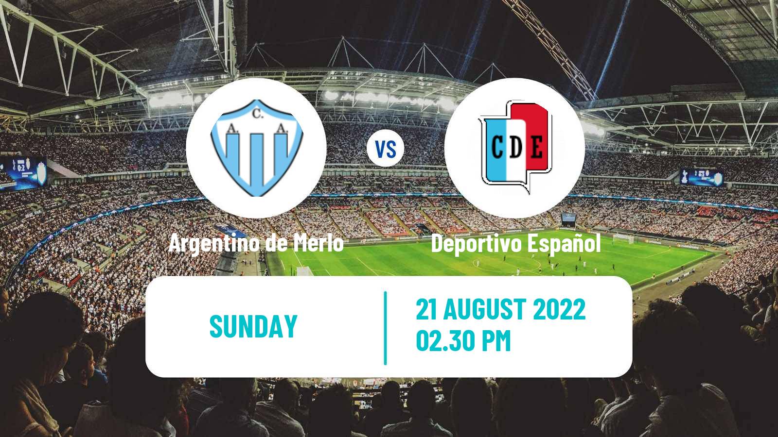 Soccer Argentinian Primera C Argentino de Merlo - Deportivo Español