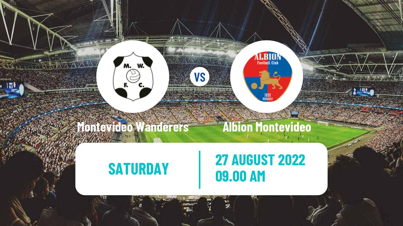 Soccer Uruguayan Primera Division Montevideo Wanderers - Albion Montevideo