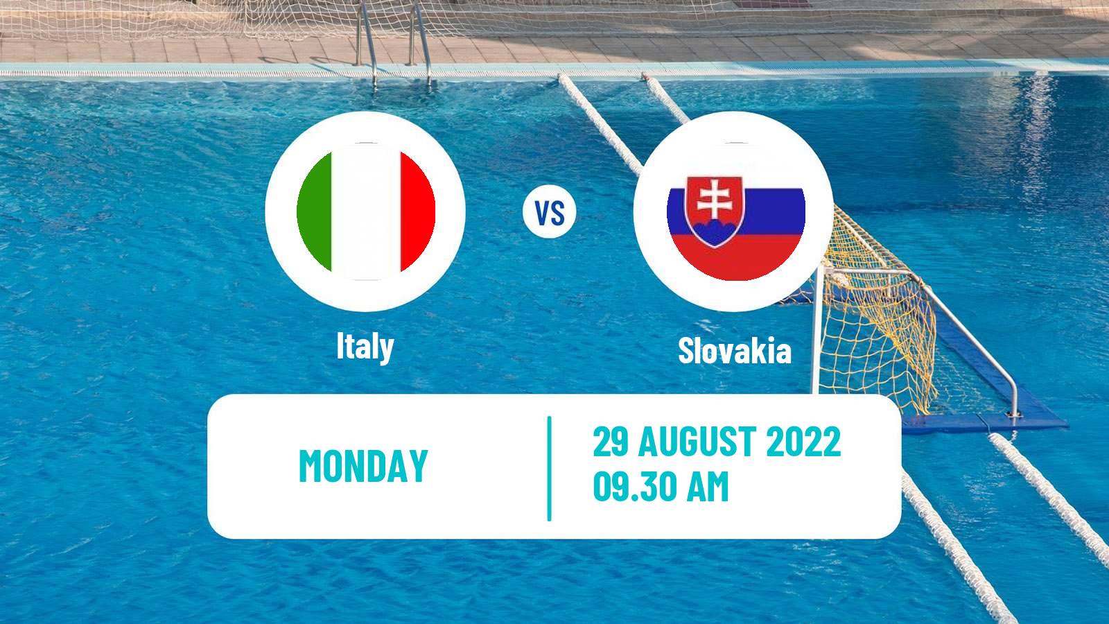 Water polo European Championship Water Polo Italy - Slovakia