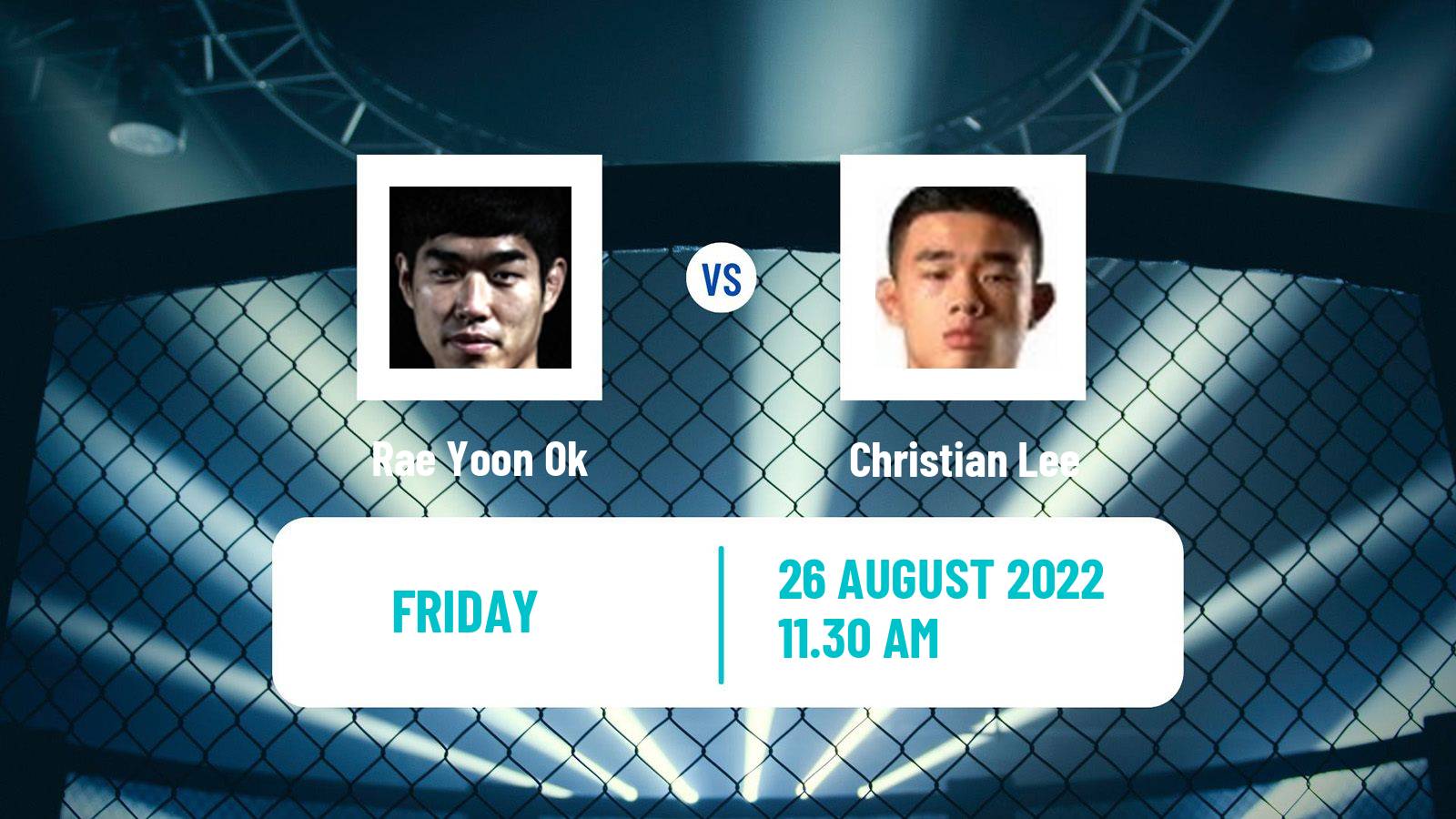 MMA MMA Rae Yoon Ok - Christian Lee