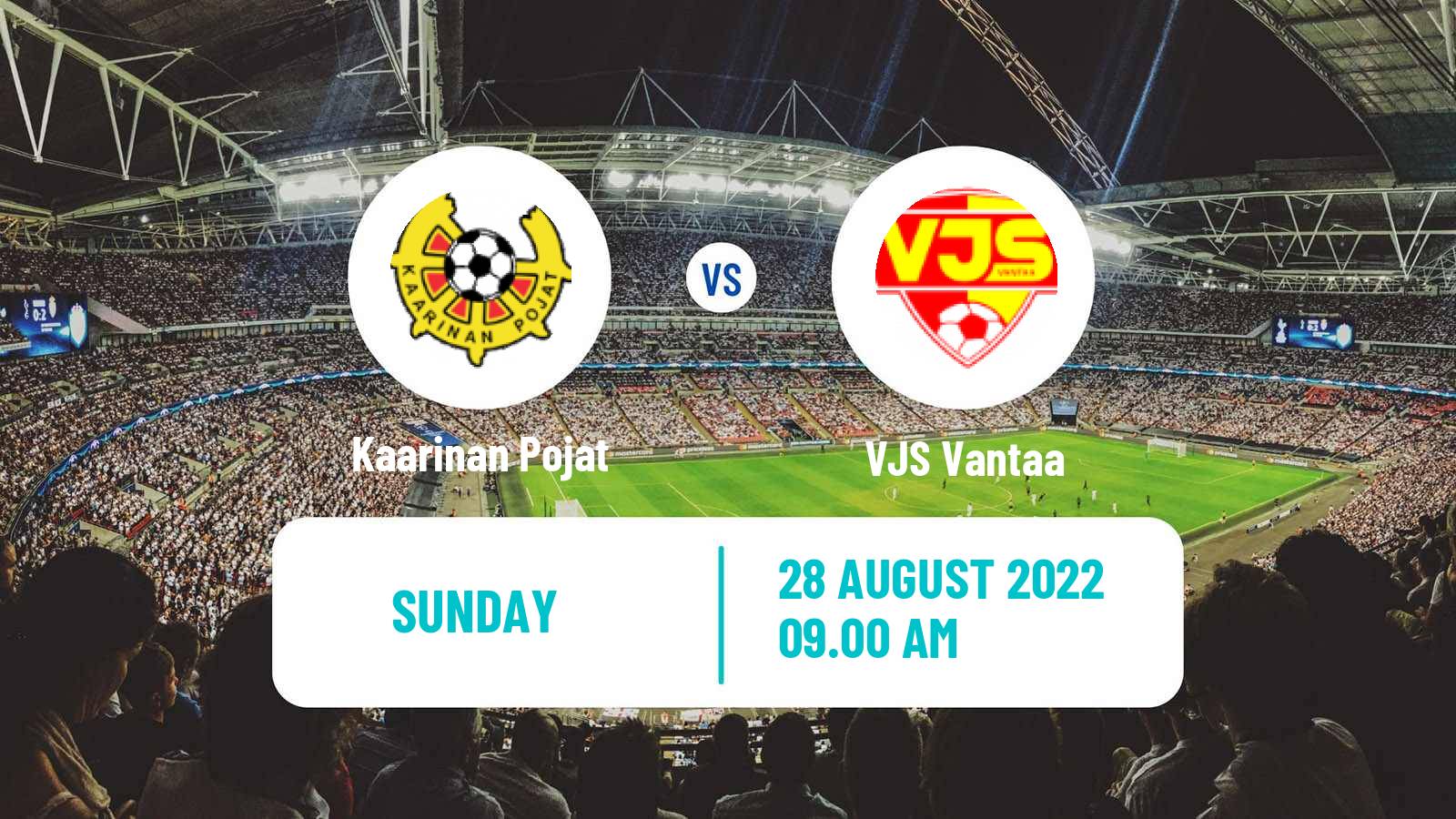 Soccer Finnish Kakkonen Group B Kaarinan Pojat - VJS Vantaa