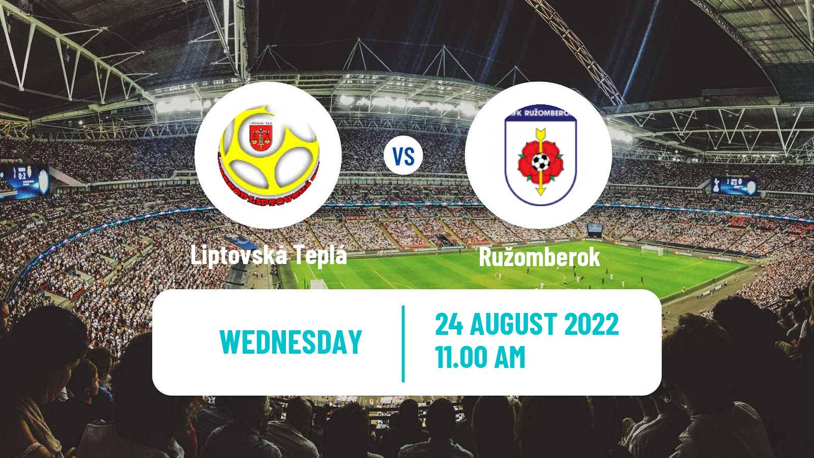 Soccer Slovak Cup Liptovská Teplá - Ružomberok