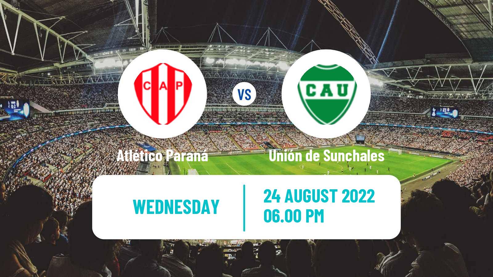 Soccer Argentinian Torneo Federal Atlético Paraná - Unión de Sunchales