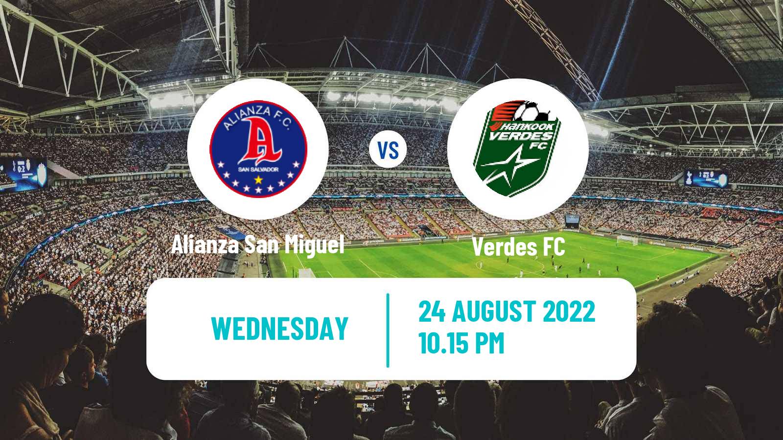 Soccer CONCACAF League Alianza San Miguel - Verdes