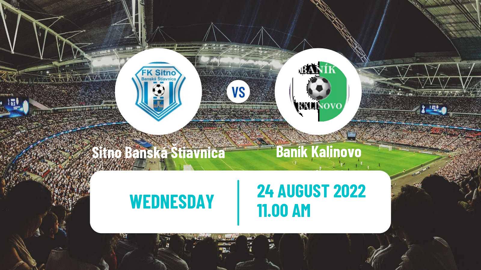 Soccer Slovak Cup Sitno Banská Štiavnica - Baník Kalinovo