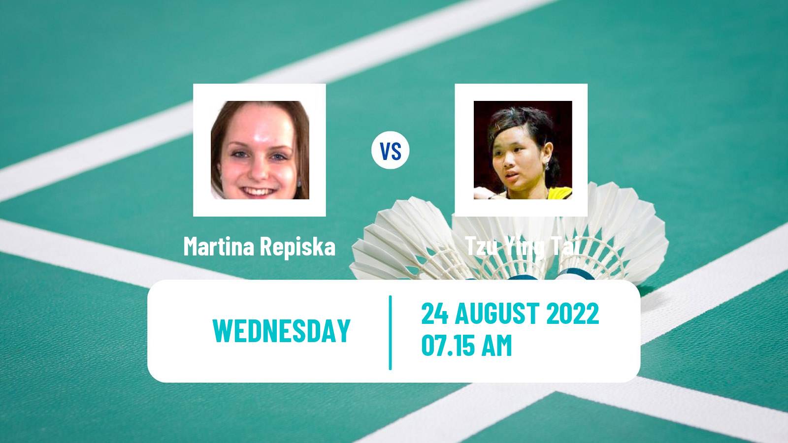 Badminton Badminton Martina Repiska - Tzu Ying Tai