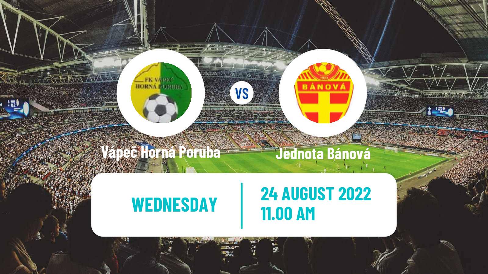 Soccer Slovak Cup Vápeč Horná Poruba - Jednota Bánová