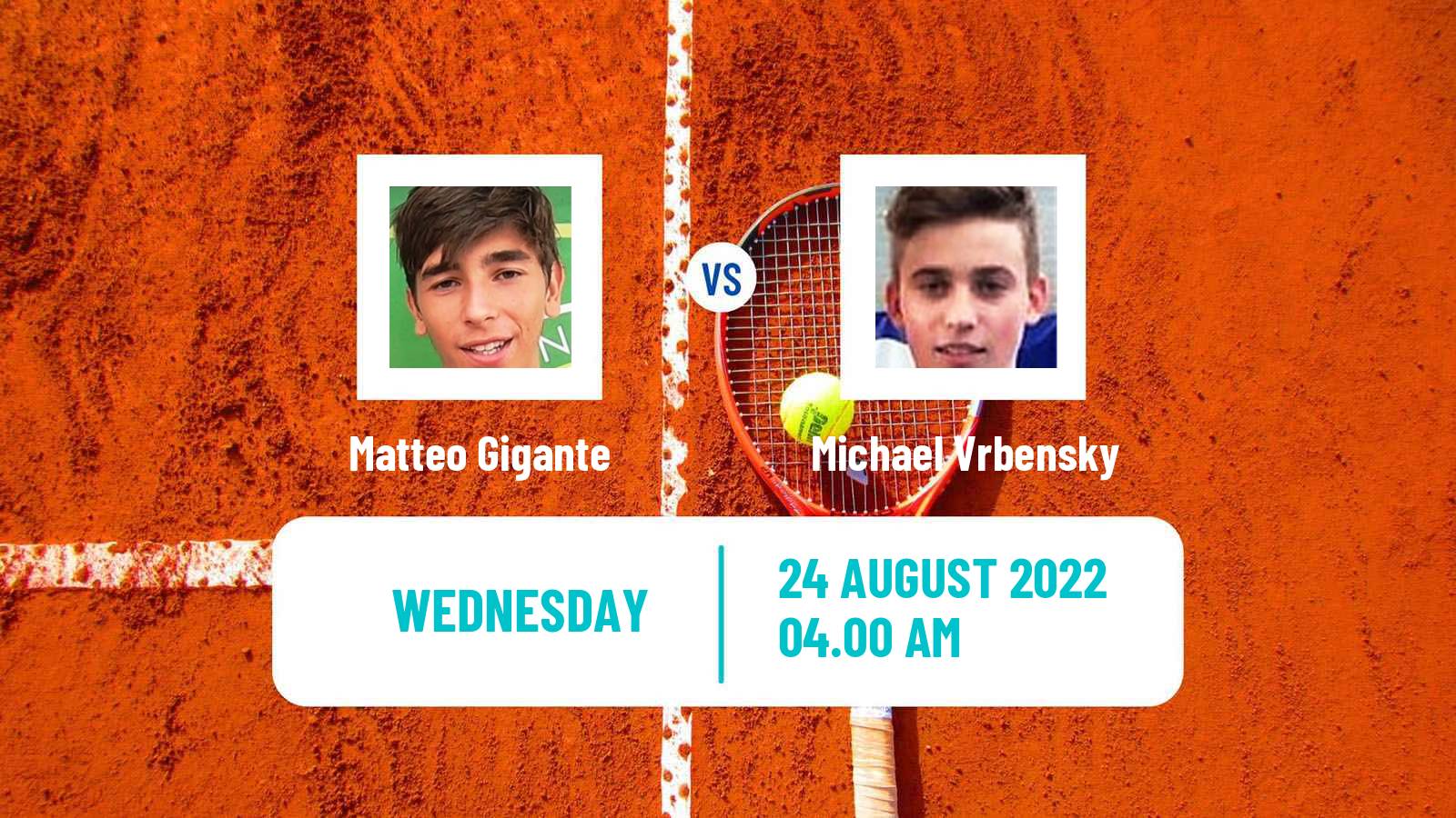 Tennis ATP Challenger Matteo Gigante - Michael Vrbensky