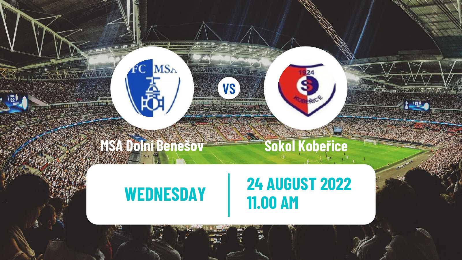 Soccer Czech Moravskoslezsky KP MSA Dolní Benešov - Sokol Kobeřice