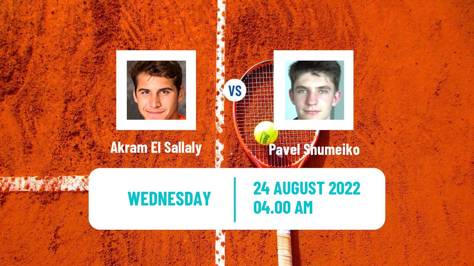 Tennis ITF Tournaments Akram El Sallaly - Pavel Shumeiko