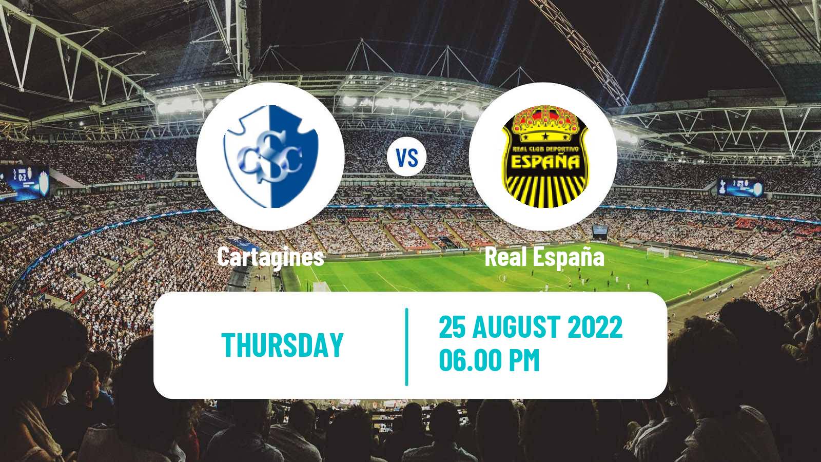 Soccer CONCACAF League Cartagines - Real España