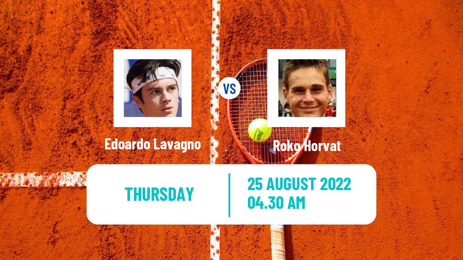 Tennis ITF Tournaments Edoardo Lavagno - Roko Horvat