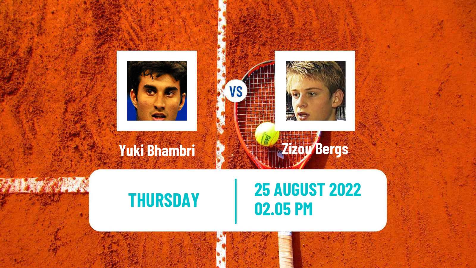 Tennis ATP US Open Yuki Bhambri - Zizou Bergs