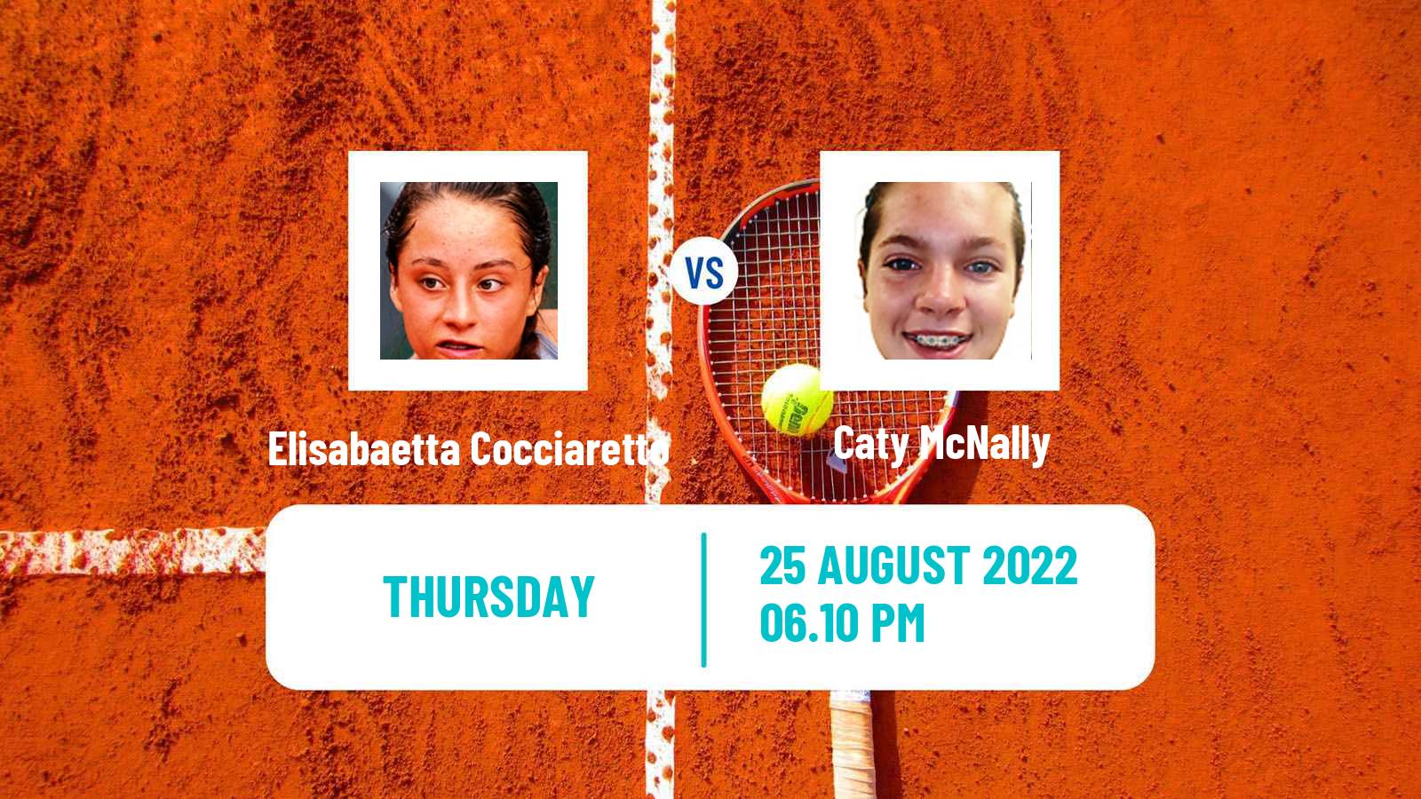 Tennis WTA US Open Elisabaetta Cocciaretto - Caty McNally