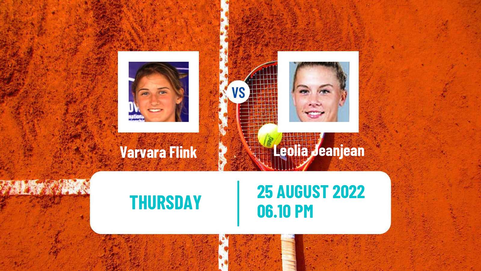 Tennis WTA US Open Varvara Flink - Leolia Jeanjean
