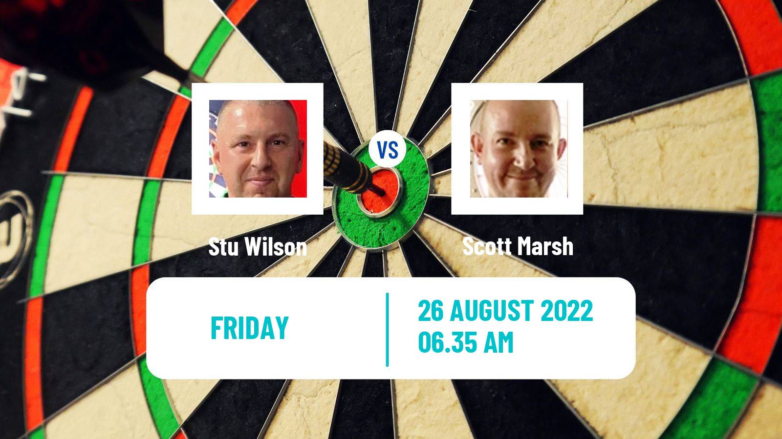 Darts Darts Stu Wilson - Scott Marsh